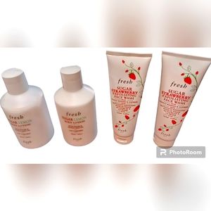 fresh Body Lotion & Exfoliating Face Wash